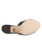 Green DG Amore Heel Slides Sandals Shoes