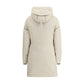 Beige Polyester Parka