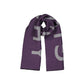 Purple Virgin Wool Scarf