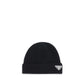 Black Fleece Wool Beanie