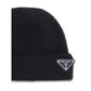Black Fleece Wool Beanie