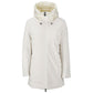 White Polyester Jackets & Coat