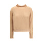 Brown Polyamide Turtleneck