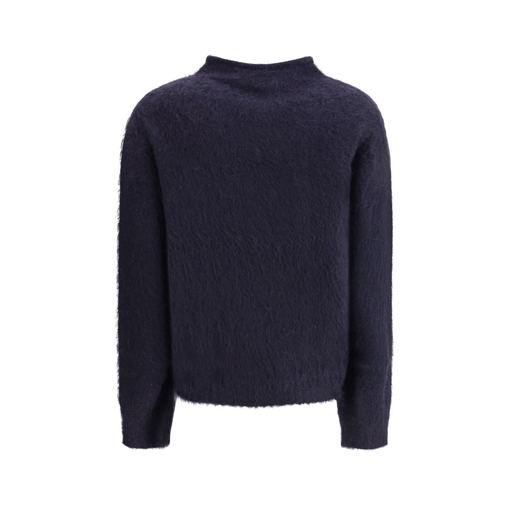 Blue Polyamide Sweatshirt