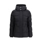 Black Recycled Polyester Coat