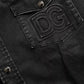 Black Cotton Long Sleeve Denim Casual Shirt