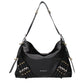 Black Leather Shoulder Bag