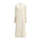 White Cashmere Casual Dress