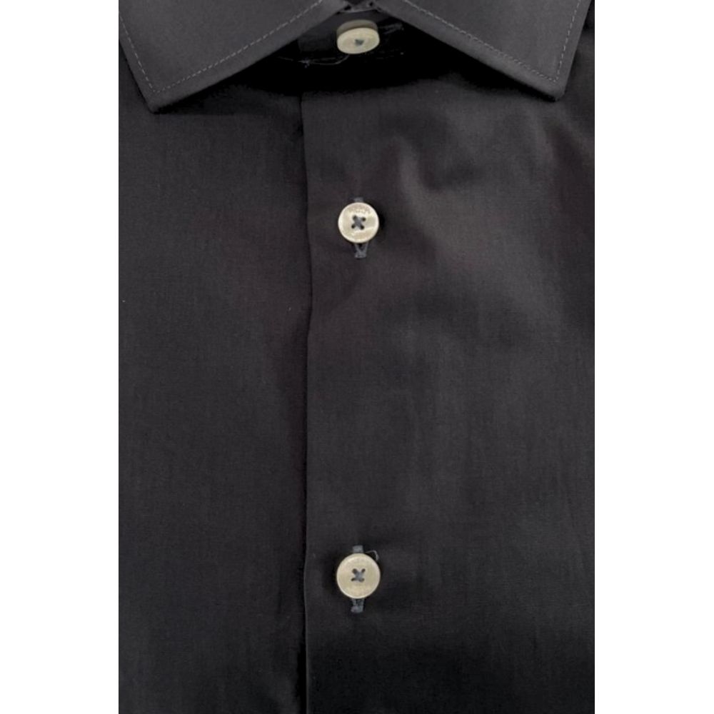 Gray Cotton Men Shirt