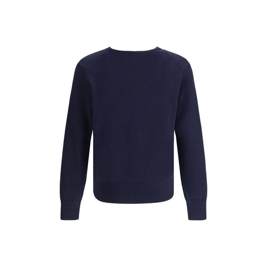 Blue Merino Wool Cardigan