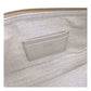 Gray Leather Shoulder Bag