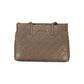 Brown Polyurethane Women's Bag