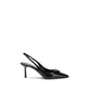 Black Calf Leather Bos Taurus High Heel Pumps