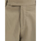 Bicolor Fleece Wool Dress Pants