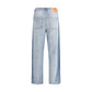 Blue Cotton Relaxed Fit Jeans
