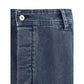 Blue Cotton Jeans Denim