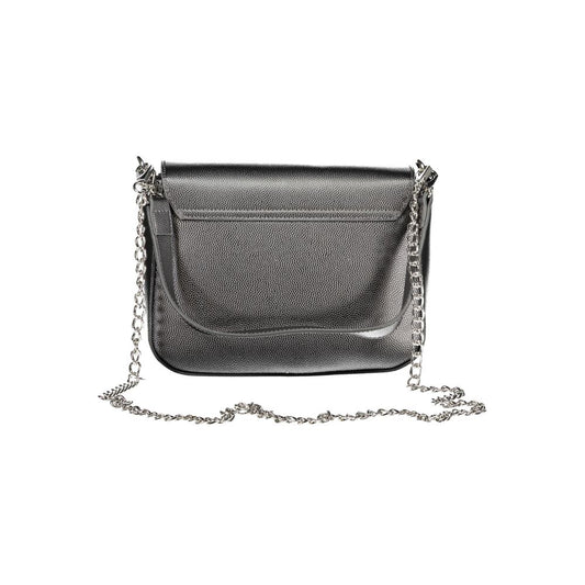 Grigio Polyurethane Women Handbag