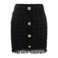 Black Polyester Skirt