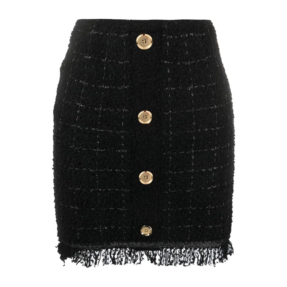 Black Polyester Skirt