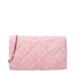 Pink Fabric Clutch Bag