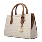 Beige Fabric Handbag