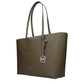 Green Fabric Shoulder Bag