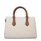 Beige Fabric Handbag