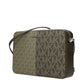 Green Fabric Crossbody Bag