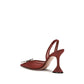 Bordeaux Polyester Pumps