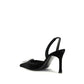 Black Calf Leather Bos Taurus High Heel Pumps