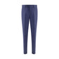 Blue Fleece Wool Pants