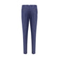 Blue Fleece Wool Pants