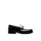 Black Calfskin Slip-On Loafers