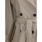 Beige Polyester Coat