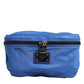 Blue Logo Plaque Nylon Waist Fanny Pack Men's Borse Bag