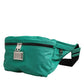 Green Logo Plaque Nylon Waist Fanny Pack Men's Borse Bag
