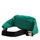 Green Logo Plaque Nylon Waist Fanny Pack Men's Borse Bag