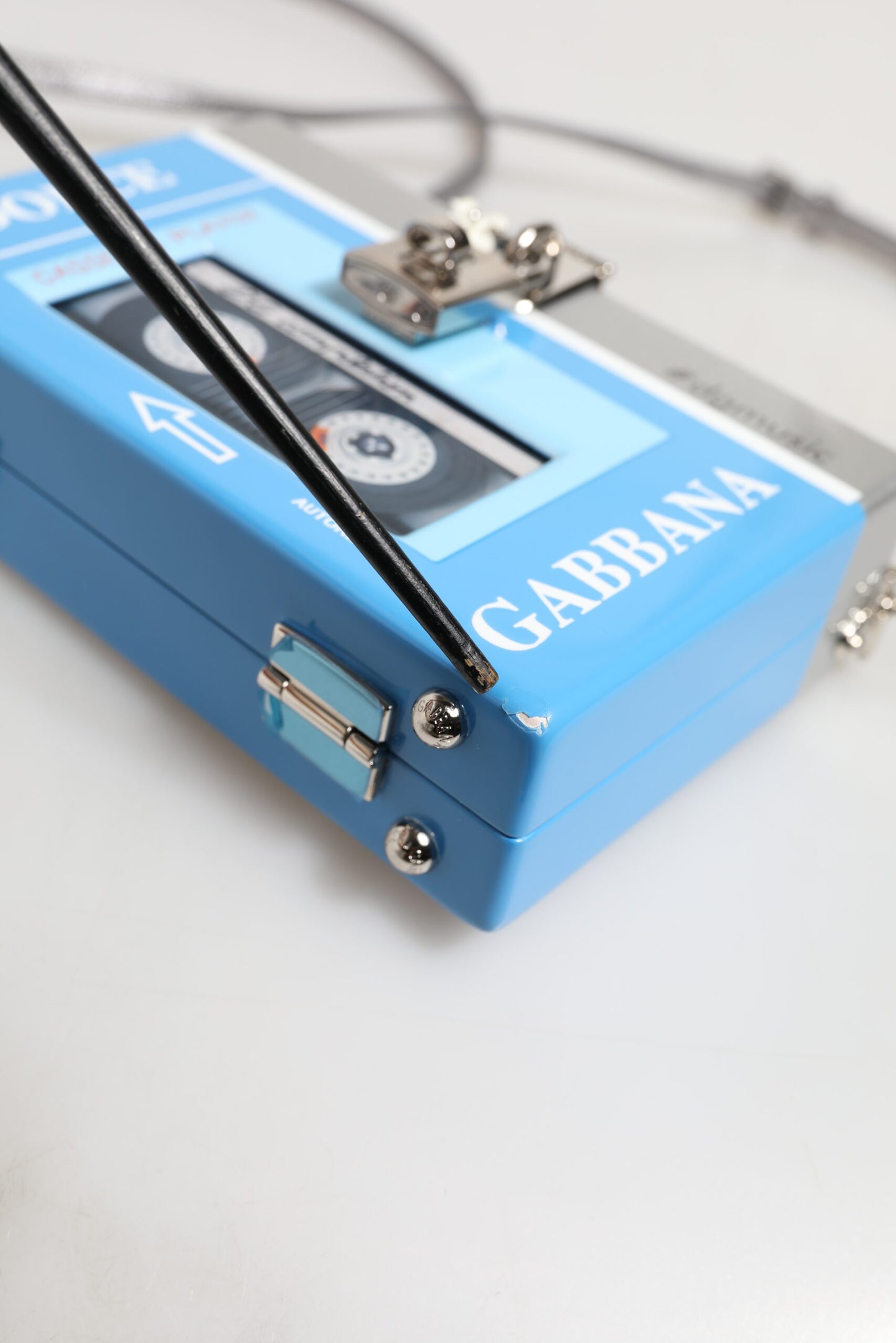 Multicolor Cassette Player Box DG Music Crossbody Bag