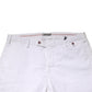 White Cotton Skinny Fit Mid Waist Denim Trouser Jeans