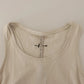 Light Gray 100% Cotton Sleeveless Razor Back Tank Top