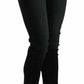 Dark Black Dora Slim Fit Denim Pants