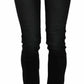 Dark Black Dora Slim Fit Denim Pants