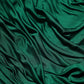 Green Viscose Drape Jersey Organzine Tank Top