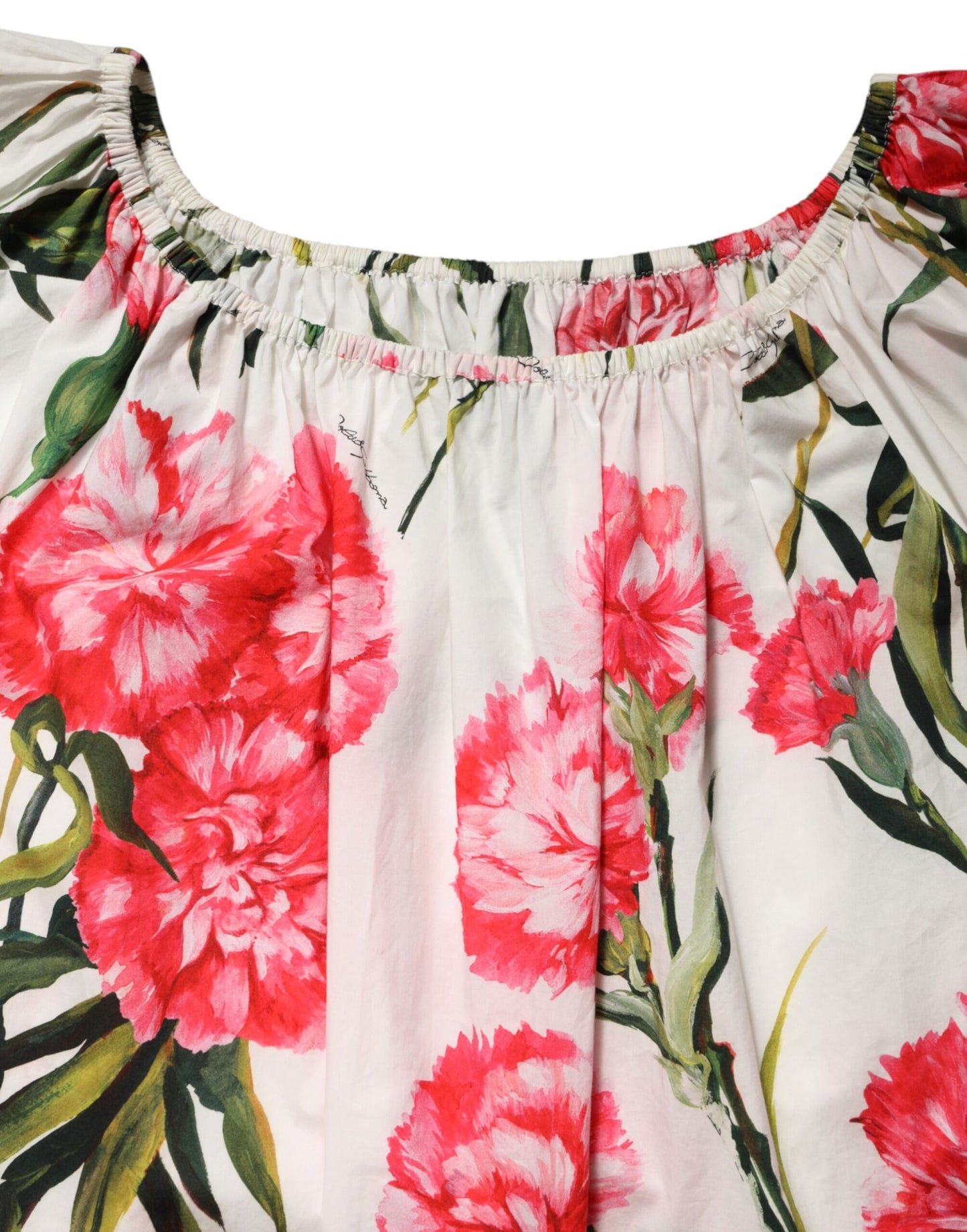 Multicolor Floral Off Shoulder Blouse Top