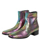 Multicolor Chelsea Short Ankle Boots Shoes