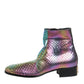 Multicolor Chelsea Short Ankle Boots Shoes