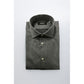 Gray Cotton Men Shirt