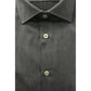 Gray Cotton Men Shirt