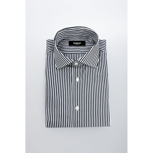 Blue Cotton Men's Shirt