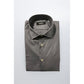 Gray Cotton Men Shirt
